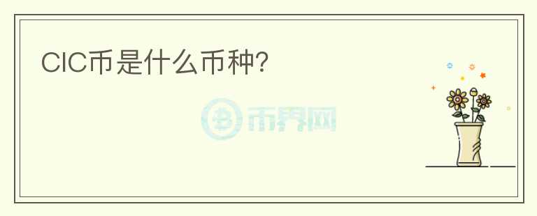 CIC币是什么币种？