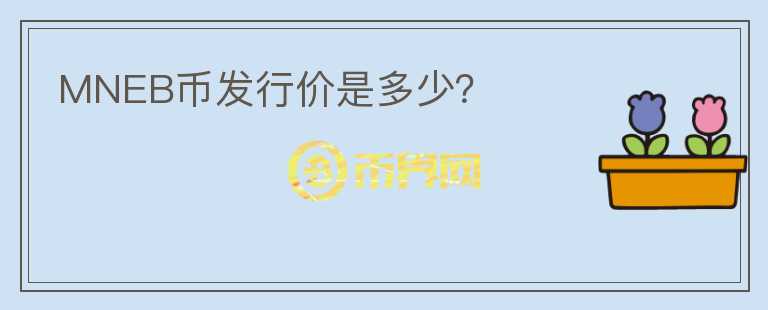 MNEB币发行价是多少？