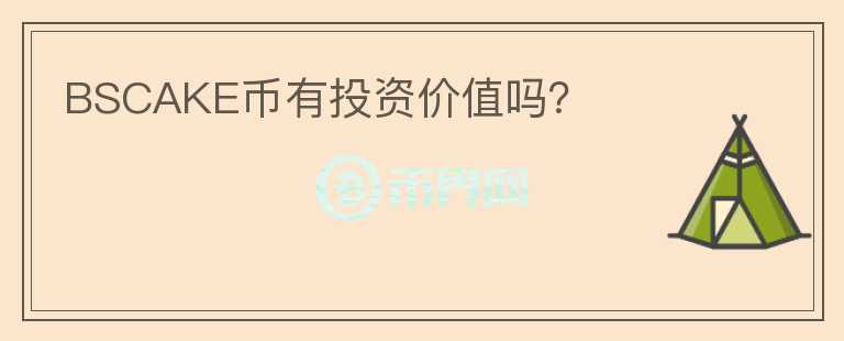 BSCAKE币有投资价值吗？