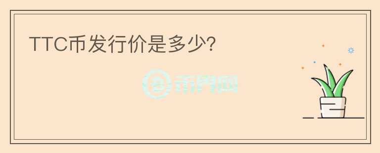 TTC币发行价是多少？