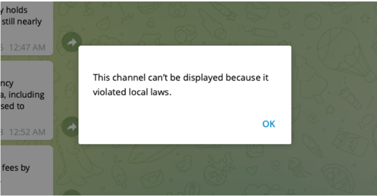 telegeram账号被封禁-玩telegram会被网警追踪吗